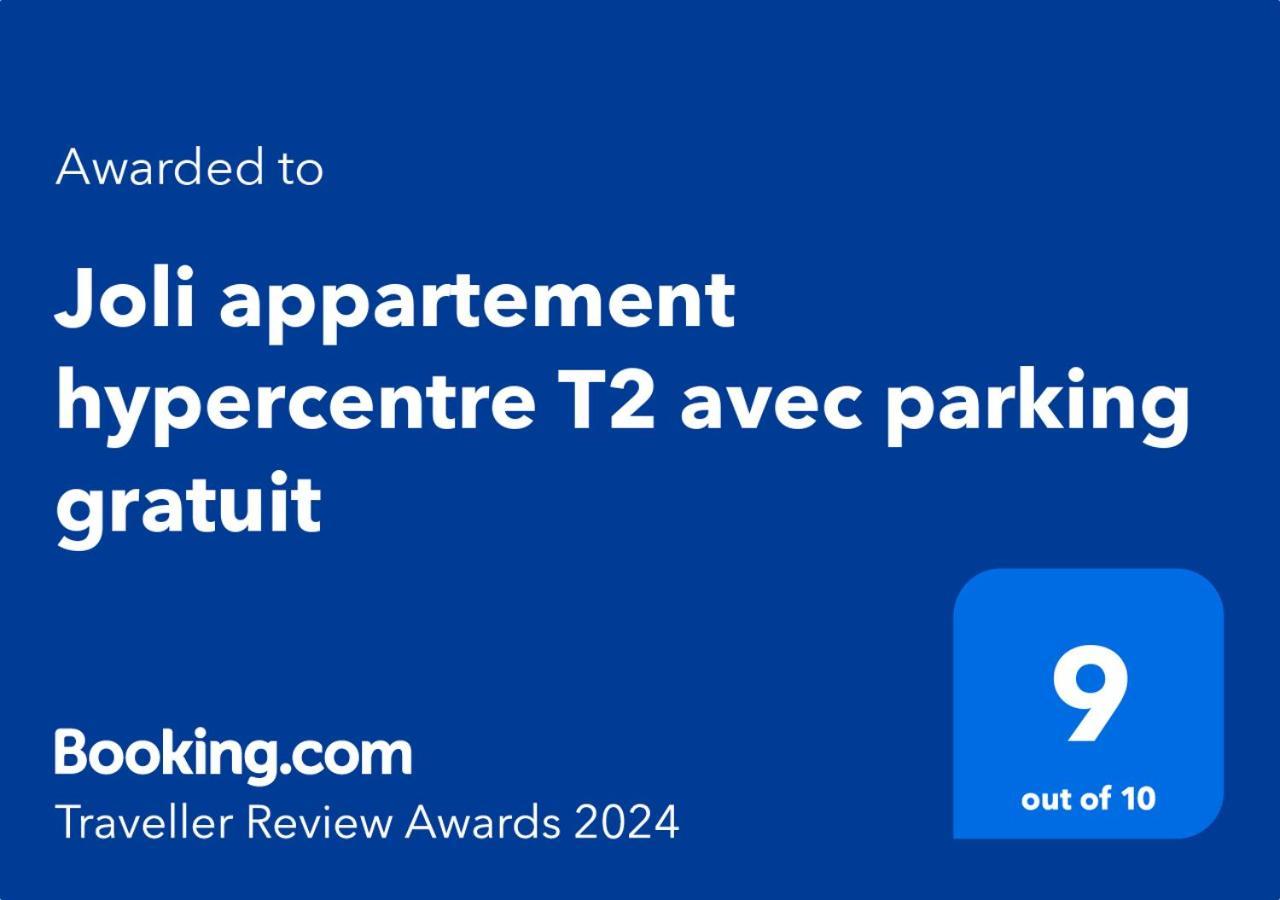 Joli Appartement Hypercentre T2, Classe Meuble De Tourisme 3 Avec Parking Gratuit Béziers Zewnętrze zdjęcie