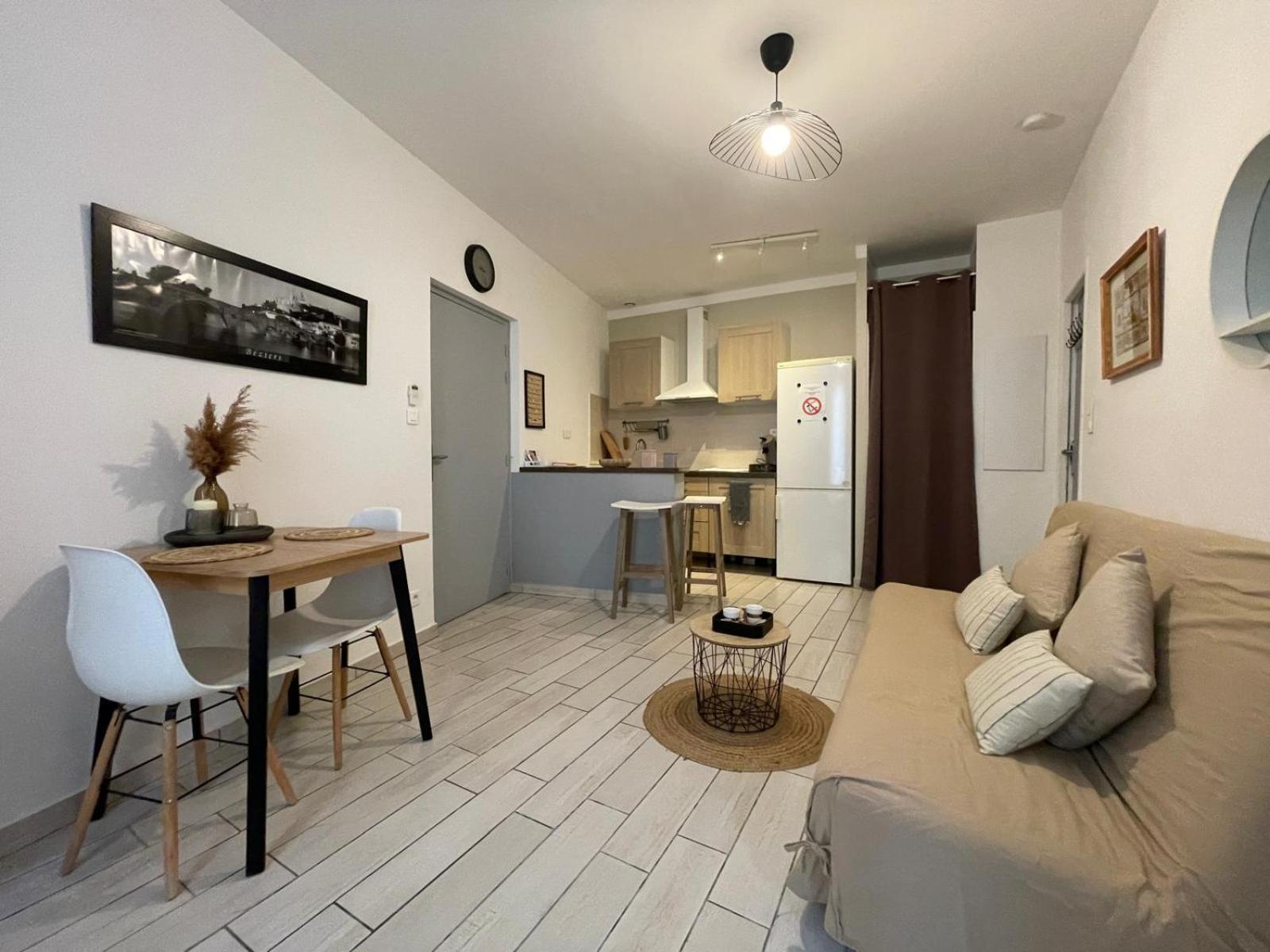 Joli Appartement Hypercentre T2, Classe Meuble De Tourisme 3 Avec Parking Gratuit Béziers Zewnętrze zdjęcie