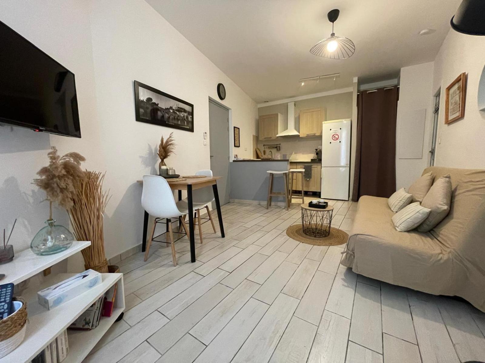 Joli Appartement Hypercentre T2, Classe Meuble De Tourisme 3 Avec Parking Gratuit Béziers Zewnętrze zdjęcie